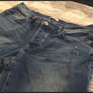 Loft Outlet low/medium rise blue jeans